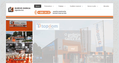 Desktop Screenshot of kurivogorica.si